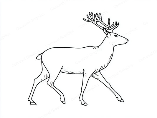 Reindeer Vector Graphic preview