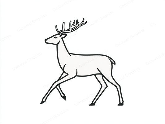 Reindeer Vector Graphic preview