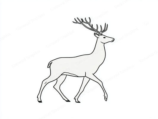 Reindeer Vector Graphic preview