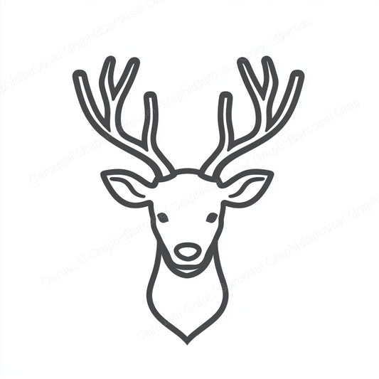 Reindeer Vector Graphic preview