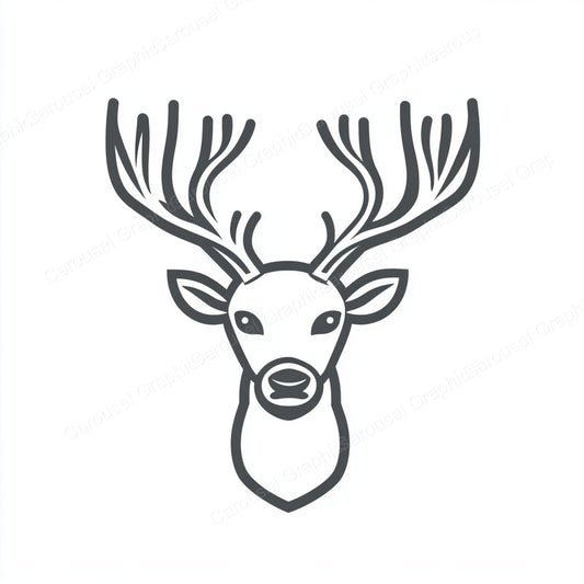 Reindeer Vector Graphic preview
