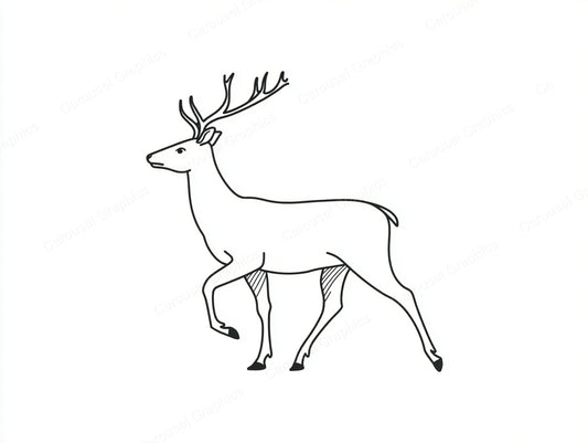 Reindeer Vector Graphic preview