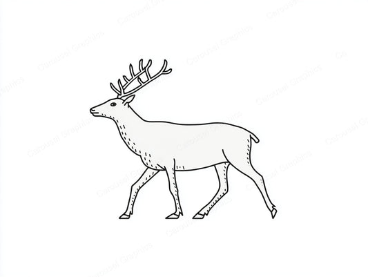 Reindeer Vector Graphic preview