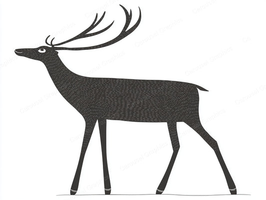 Reindeer Vector Graphic preview