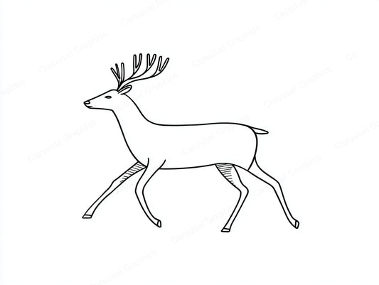 Reindeer Vector Graphic preview