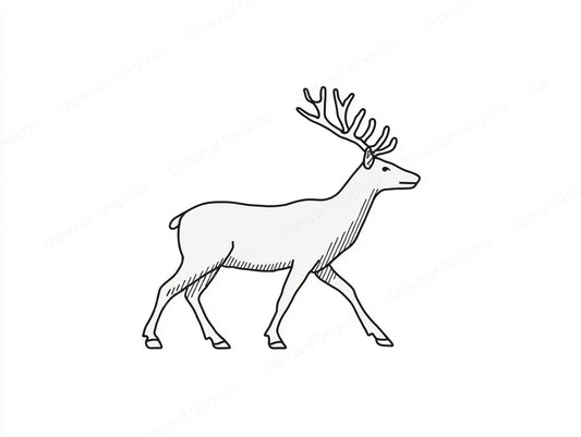Reindeer Vector Graphic preview