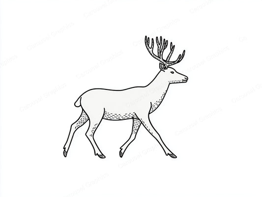 Reindeer Vector Graphic preview