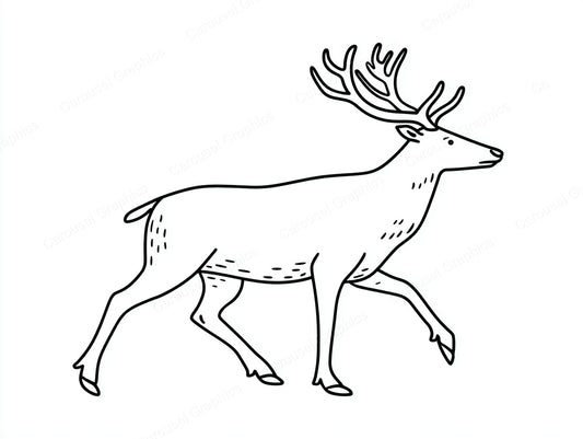 Reindeer Vector Graphic preview